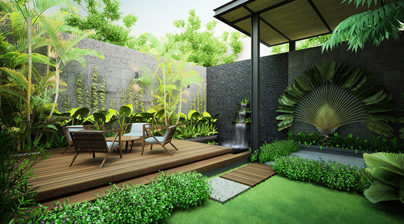 Tổng hợp những ý tưởng thiết kế không gian sân vườn đẹp mà lại đơn giản