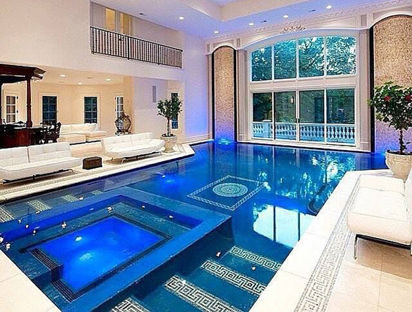 thiết kế bể bơi trong nhà