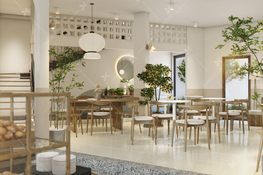 TOP 15 mẫu thiết kế quán cafe mặt tiền 5m siêu hút khách 