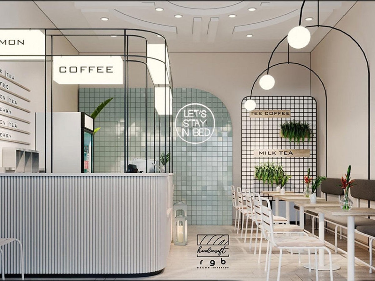 Cách giúp bạn thiết kế quán cafe 40m2 đơn giản nhọ gọn mà tiết kiệm